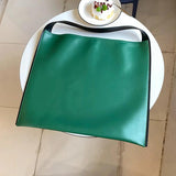 Panelled Shoulder Bag Wide Strap Handbag