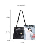 Chain Women Shoulder Crossbody Bags Handbags Purses Soft Pu Leather Totes