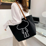 Summer Casual Handbag Shoulder Women's Bag Solid Travel Tote
