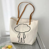 Summer Casual Handbag Shoulder Women's Bag Solid Travel Tote