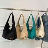 Canvas Shoulder Bag For Women Tote Large Capacity Purse Handbag
