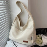 Canvas Shoulder Bag For Women Tote Large Capacity Purse Handbag