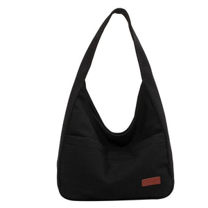 Canvas Shoulder Bag For Women Tote Large Capacity Purse Handbag