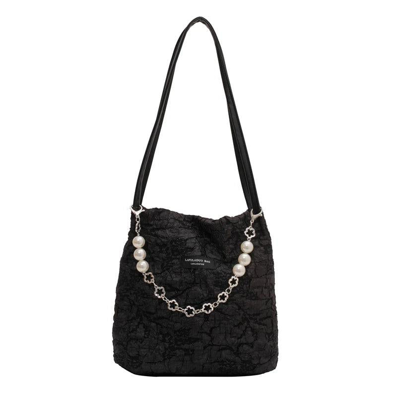 Embroidery Shoulder Tote Bag Jacquard Handbag Purses for Women