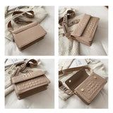 Crocodile Women Flap Bag PU Leather Shoulder Bag Small Crossbody Handbag