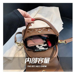 Retro Women Crossbody Shoulder Bags with Short Handle