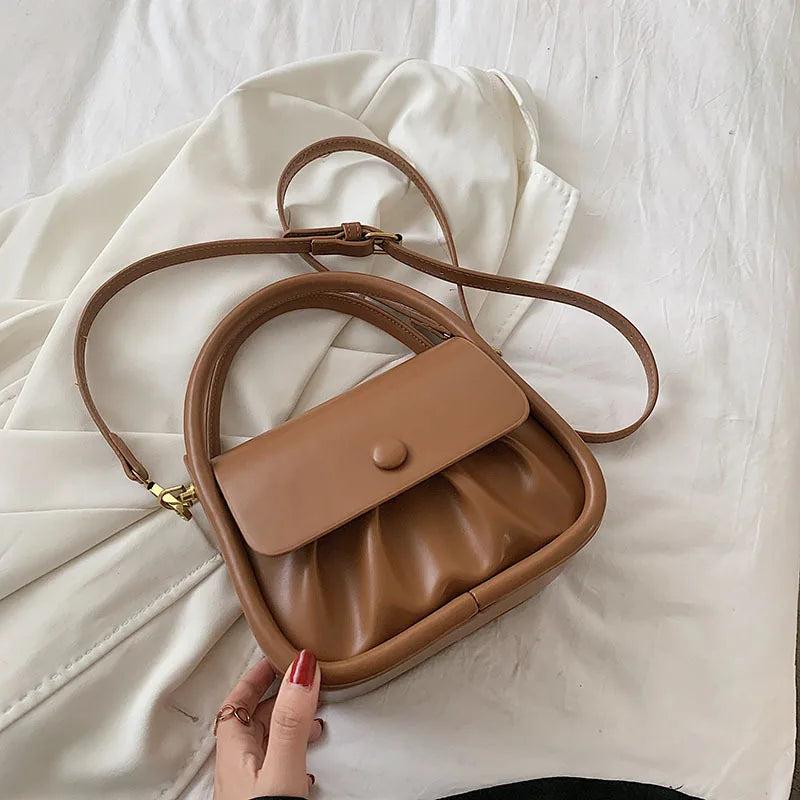 Retro Women Crossbody Shoulder Bags with Short Handle