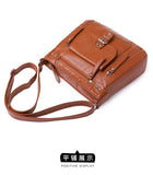 Soft Leather Women Messenger Bag Big Capacity Crossbody Bag