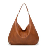 Women Tote Bag Soft PU Leather Large Capacity Handbag Shoulder Bag