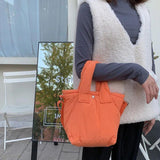 Women Handbag Mini Bag Down Cotton Single Shoulder Messenger Bag Small Tote Bag