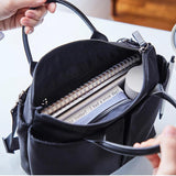 Waterproof Nylon Portable Briefcase Women's Professional Shoulder Bag