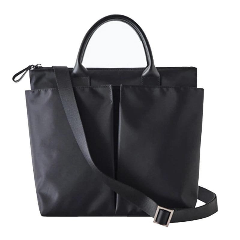 Waterproof Nylon Portable Briefcase Women's Professional Shoulder Bag