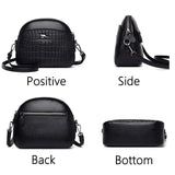Crocodile Pattern Shoulder Bag PU Leather Handbag