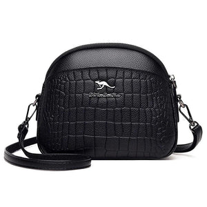 Crocodile Pattern Shoulder Bag PU Leather Handbag