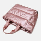 Winter Large Capacity Shoulder Bag Waterproof Nylon Handbag Totes