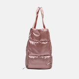Winter Large Capacity Shoulder Bag Waterproof Nylon Handbag Totes