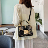 Snake Pattern Shoulder Bag Women Crossbody Messenger Handbag Clutch