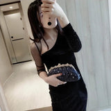 Sequin Clutch Bag Diamonds Women's Wallet Chain Shoulder Evening Bags