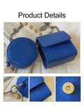 Spring Women's Crocodile Pattern Shoulder Crossbody Bag