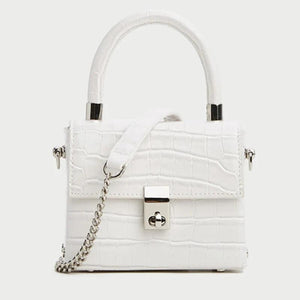 Crocodile Pattern Small Square Bag Single Shoulder Messenger Bag