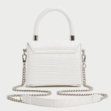 Crocodile Pattern Small Square Bag Single Shoulder Messenger Bag