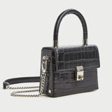 Crocodile Pattern Small Square Bag Single Shoulder Messenger Bag