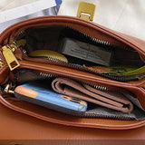 Women's Leather Tote Bag Large Capacity Shoulder Messenger