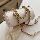 PU Leather Chain Crossbody Bag Winter Trending Shoulder Handbag