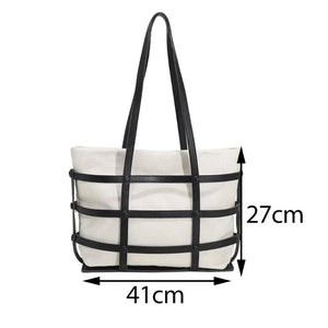 Large Capacity Canvas Tote Bag for Women Casual Shoulder Handbag