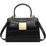 Stone Pattern PU Leather Crossbody Bags for Women Small Totes Lady