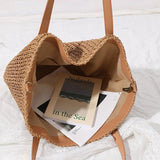Large Capacity Straw Bag Holiday Beach Totes