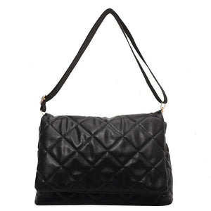 Women's Large Capacity Shoulder Bag Soft Pu Leather Handbags