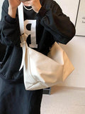 Women's Large Capacity Pu Leather Handbag Casual Tote Shoulder Crossbody Bags