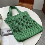 Hollow Woven Bag Single Shoulder Bag Beach Handbag
