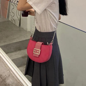 Vintage Crescent Mobile Phone Shoulder Bag