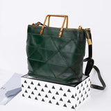 Casual Leather Messenger Handbag for Women