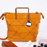 Casual Leather Messenger Handbag for Women