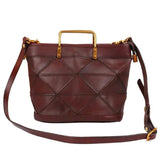 Casual Leather Messenger Handbag for Women