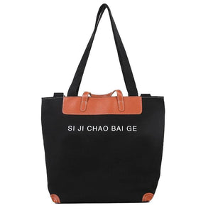 Canvas Bucket Bag Large Capacity Shoulder Tote