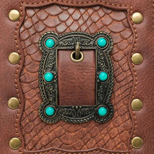 Emerald Motorcycle Bag Punk Women's Single Shoulder Bag Mini Square Bag