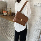 Casual Retro Crossbody Bags For Women Strap Female Handbags