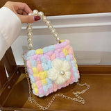 Hand Woven Beading Women Shoulder Bag Crossbody Bag