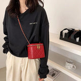 Classic Lingge Chain Shoulder Handbag Mini Messenger Bag