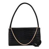 Stone Pattern Leather Shoulder Side Bags for Women