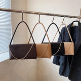 Stone Pattern Leather Shoulder Side Bags for Women