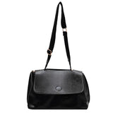 Vintage Leather Crossbody Bag for Women Winter