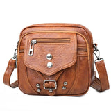 Stylish Women's Backpack Satchel Solid Single Shoulder Bag