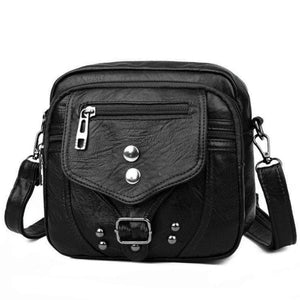 Stylish Women's Backpack Satchel Solid Single Shoulder Bag