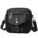 Stylish Women's Backpack Satchel Solid Single Shoulder Bag
