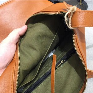 Vintage Leather Cowhide Women's Shoulder Bag Messenger Big Bag